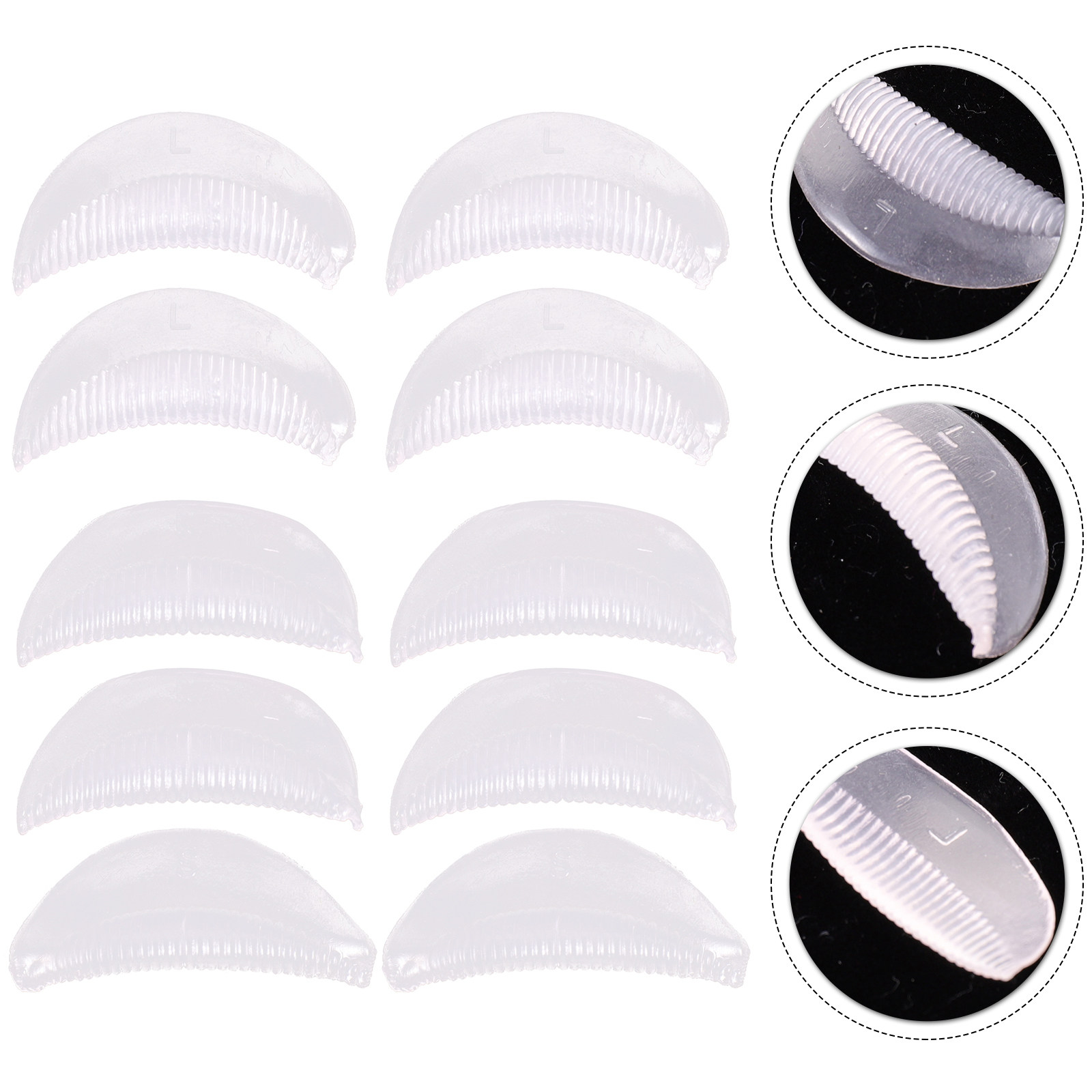 Eyelash Extension Is Safe - 10Pairs Silicone Lash Lift Pads Eyelash