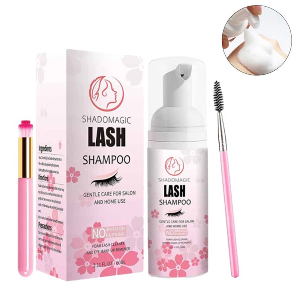 Eyelash Extension Is Safe - Gentle and Delicate Eyelash Cleaning Mousse