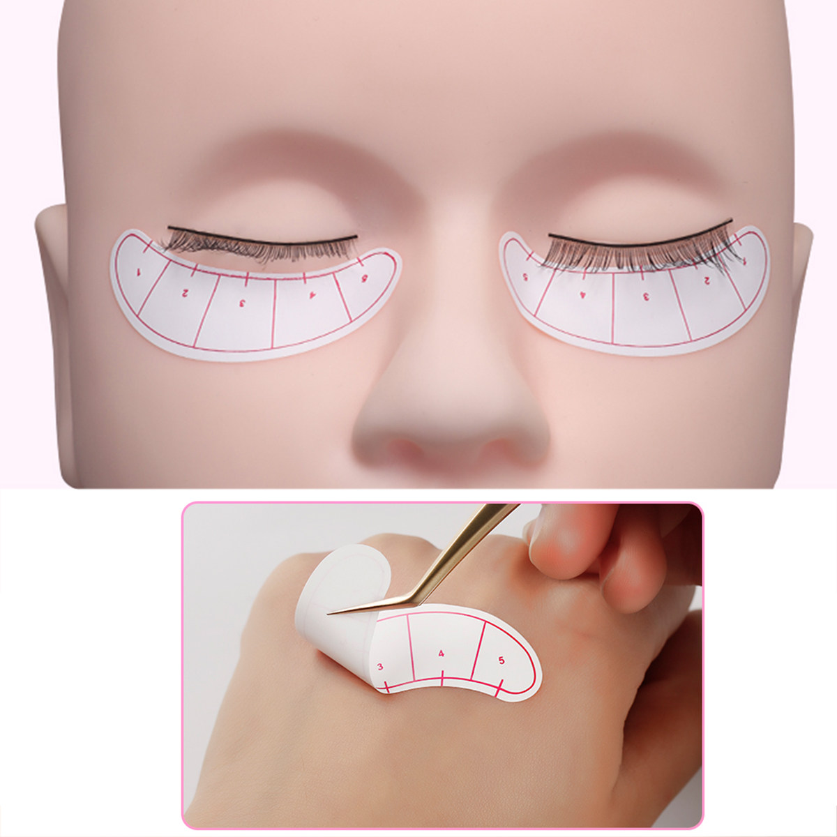 Eyelash Extension Is Safe - 1Pack Eyelash Isolated Sticker for Lash