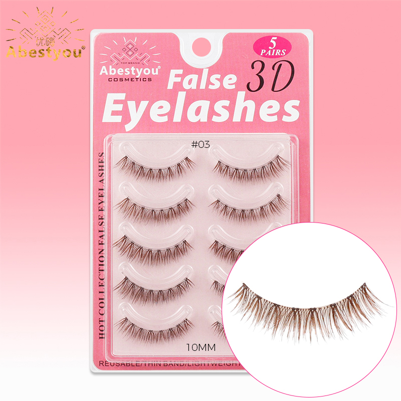 Abestyou 5pair Short Lighter 7 - Eyelash Extension Japan review and price