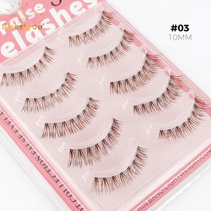 Abestyou 5pair Short Lighter 7 - Eyelash Extension Japan review and price