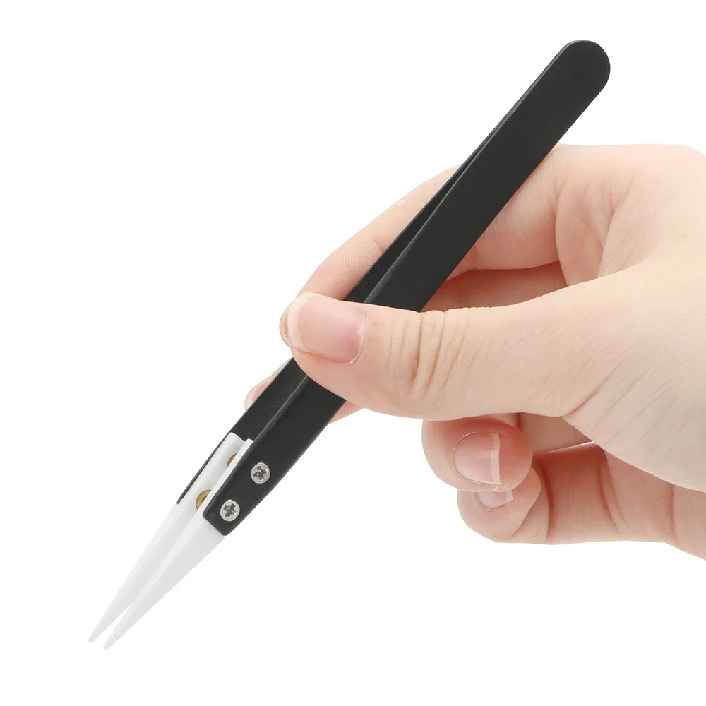 Ceramic antistatic tweezers, i - Isolation Tweezer Curved review and price