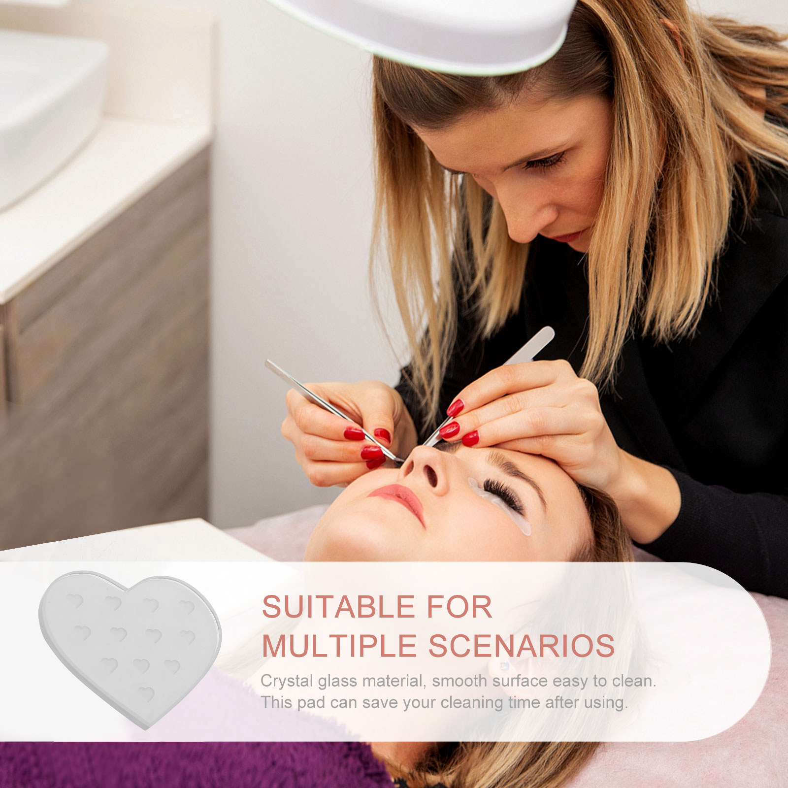 Eyelash Grafting Heart Pad Gla - Eyelash Extension Is Safe review and price