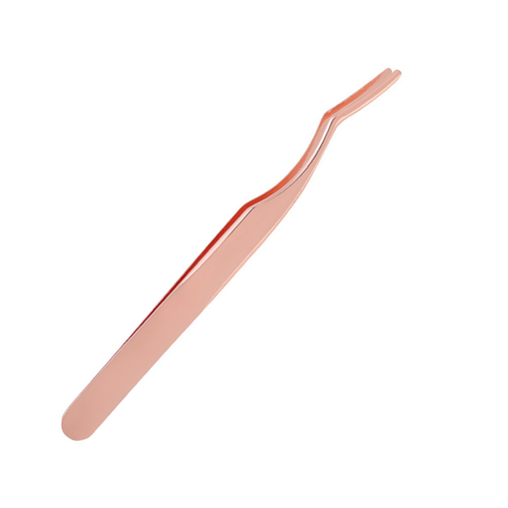 2Pcs Premium Metal Eyelash Twe - Isolation Tweezer Curved review and price