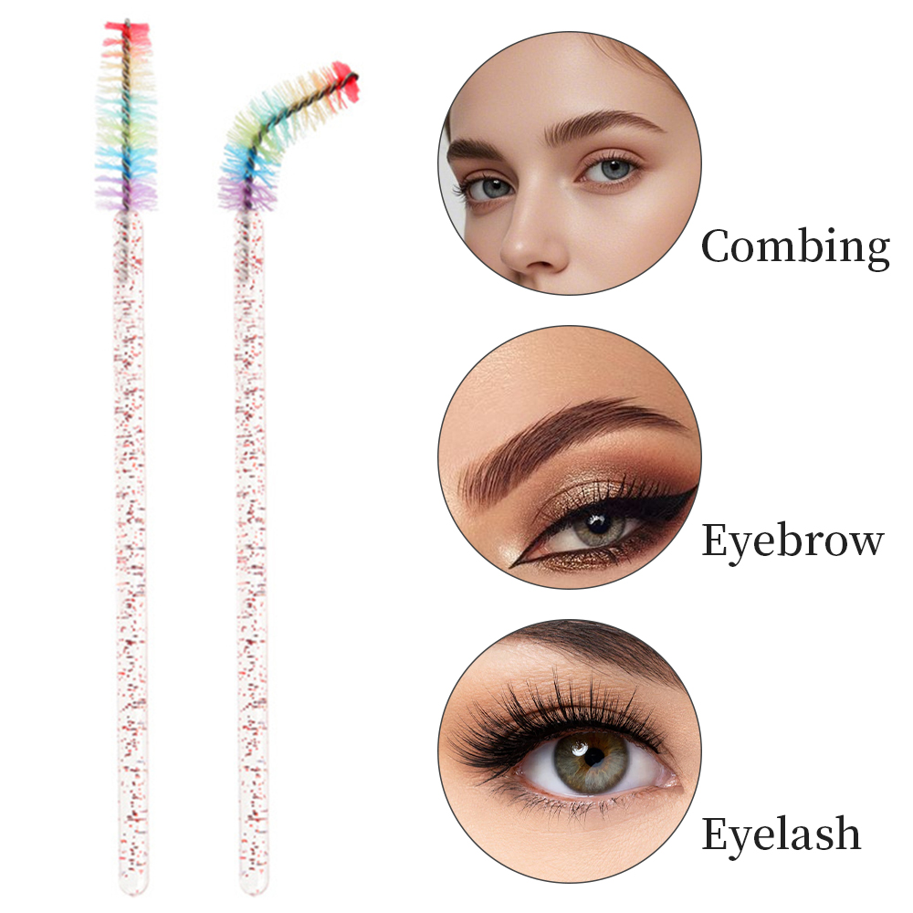 50PCS Rainbow Crystal Eyelash  - Eyelash Extension Repair review and price