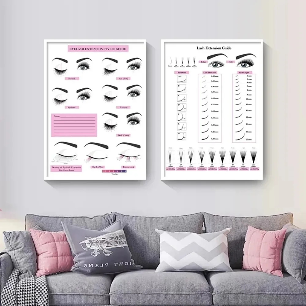 Canvas Painting HD Print Wall  - Eyelash Extension Salon review and price