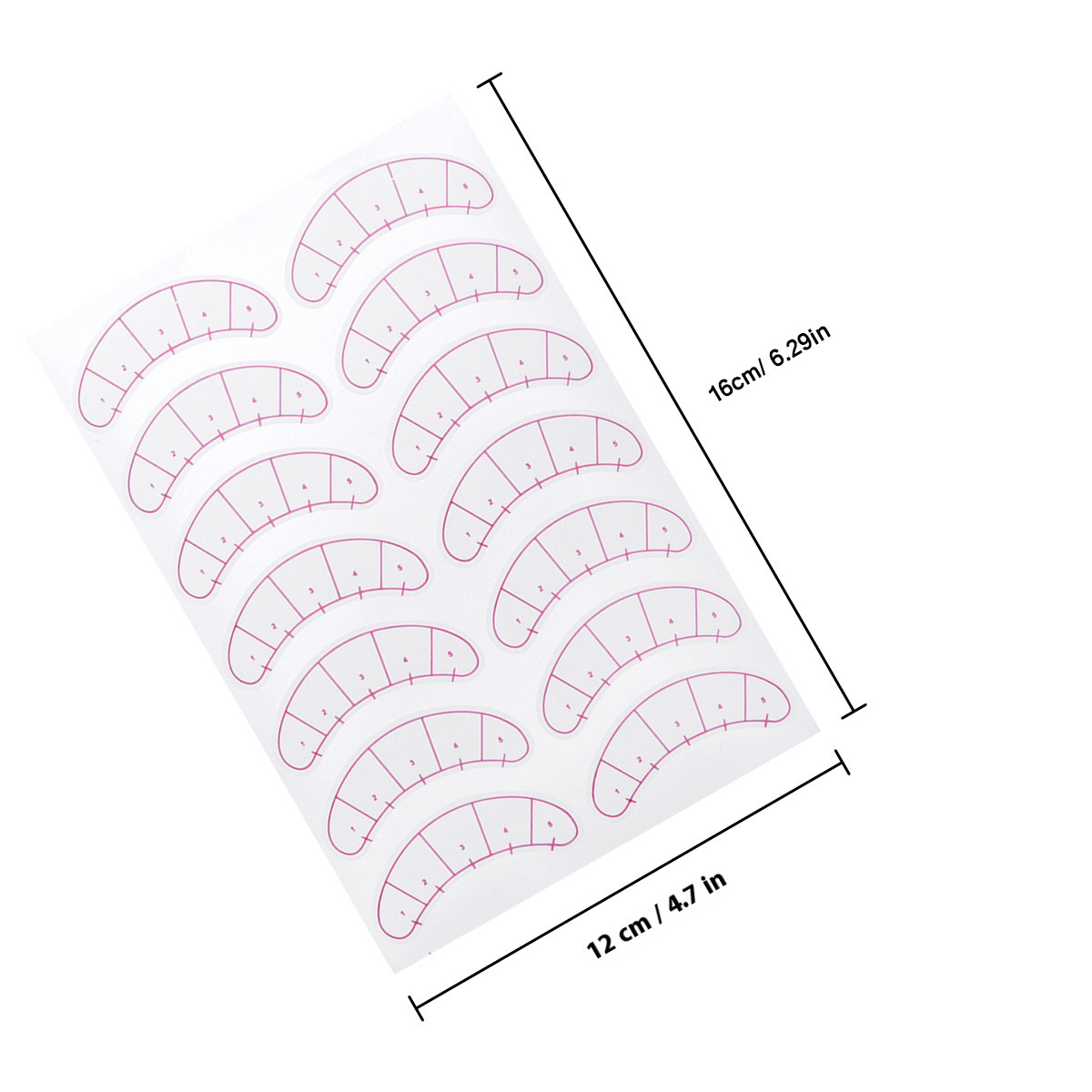 1Pack Eyelash Isolated Sticker - Eyelash Extension Is Safe review and price