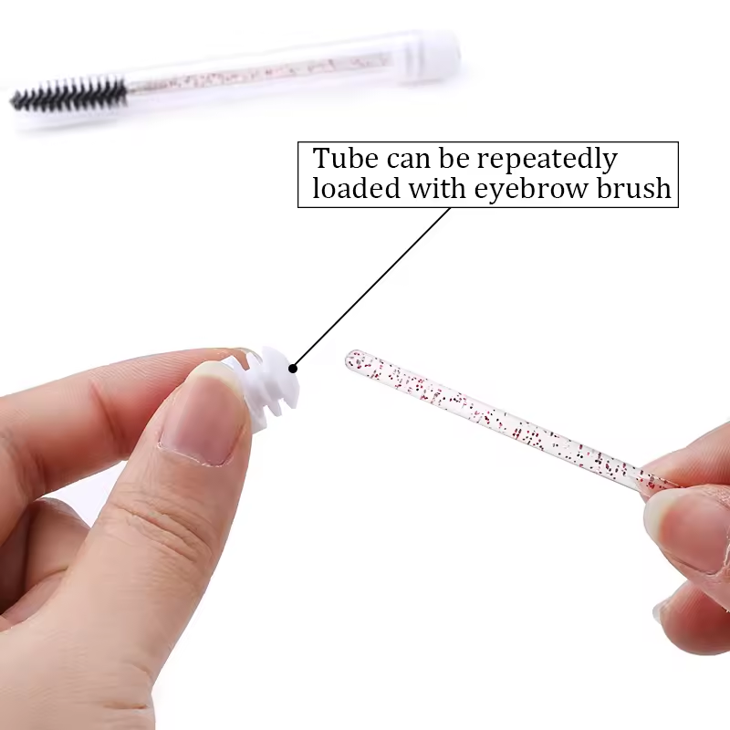 Eyelash Brush Tube With Eyebro - Eyelash Extension Guide review and price