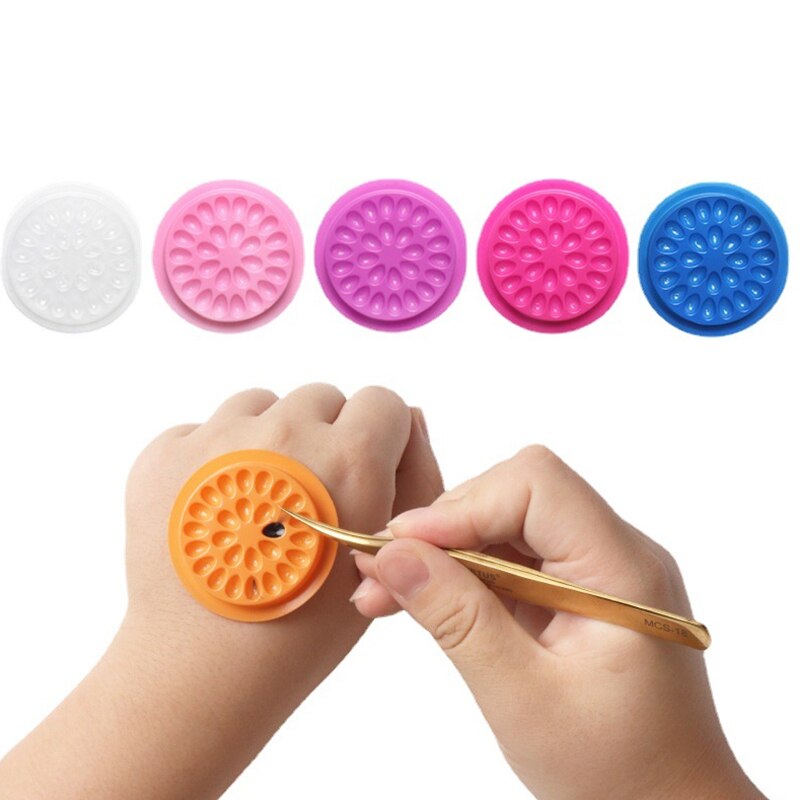 100pcs Eyelash Glue Holder Eye - Eyelash Extension Repair review and price