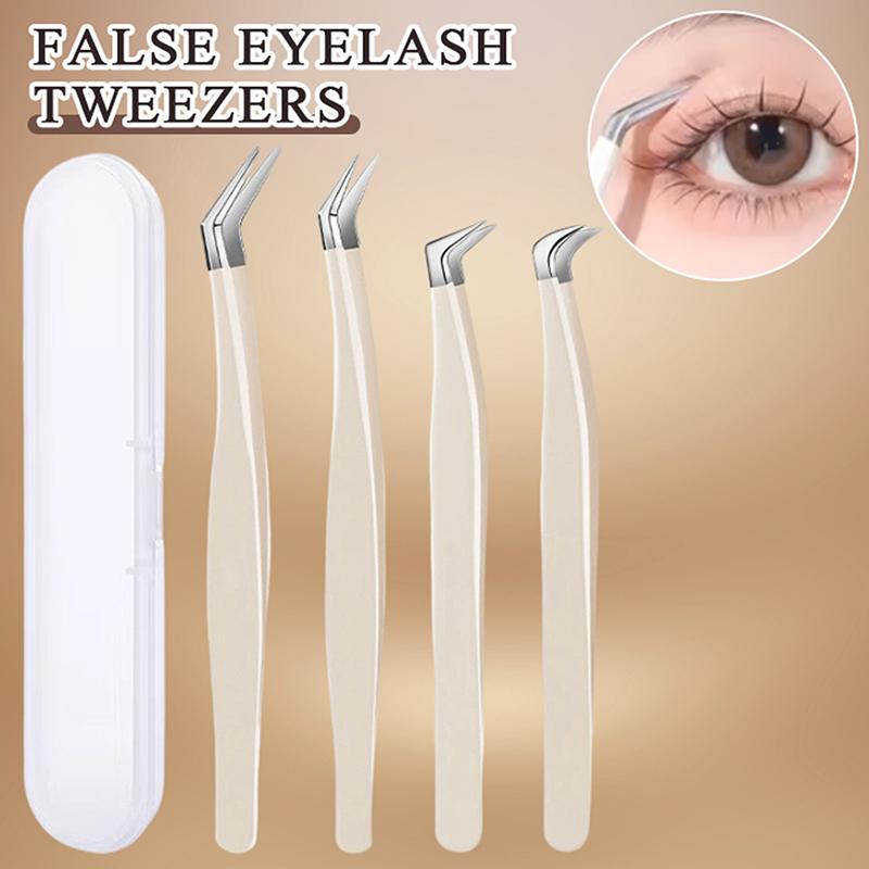 ●False Eyelash Tweezers With S - Eyelash Extension Salon review and price