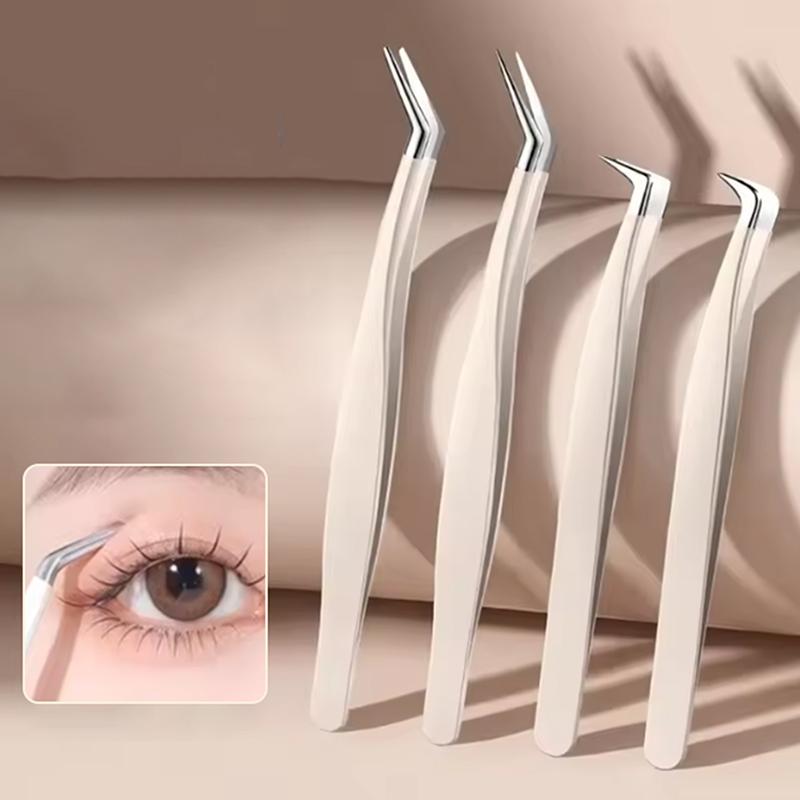 ●False Eyelash Tweezers With S - Eyelash Extension Salon review and price